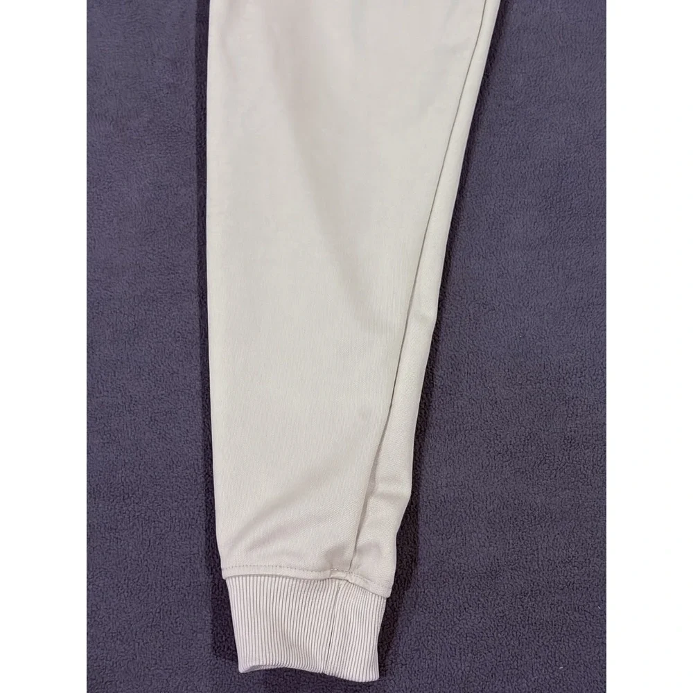 NBA Basketball Joggers Pants Boys 14-16 Beige Mid Rise Tapered Leg Drawstring